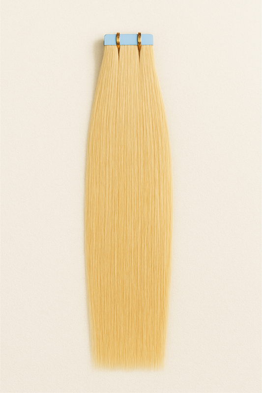 Raw Straight Blonde Tape Hair Extensions