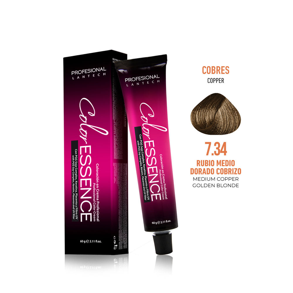 Simply Hermosa Color Collection (Color Essence) 7.34 MEDIUM COPPER GOLDEN BLONDE