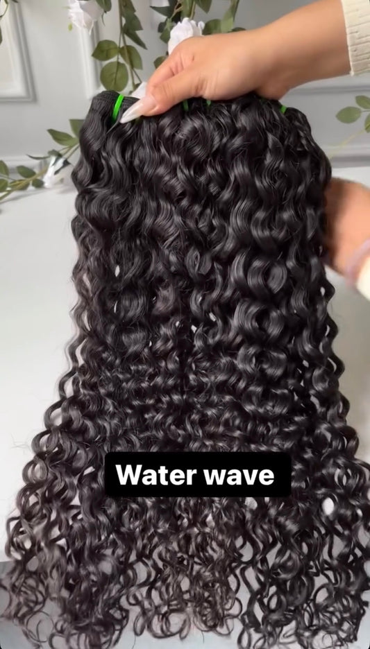 Raw Cambodian Weft Water Wave Hair
